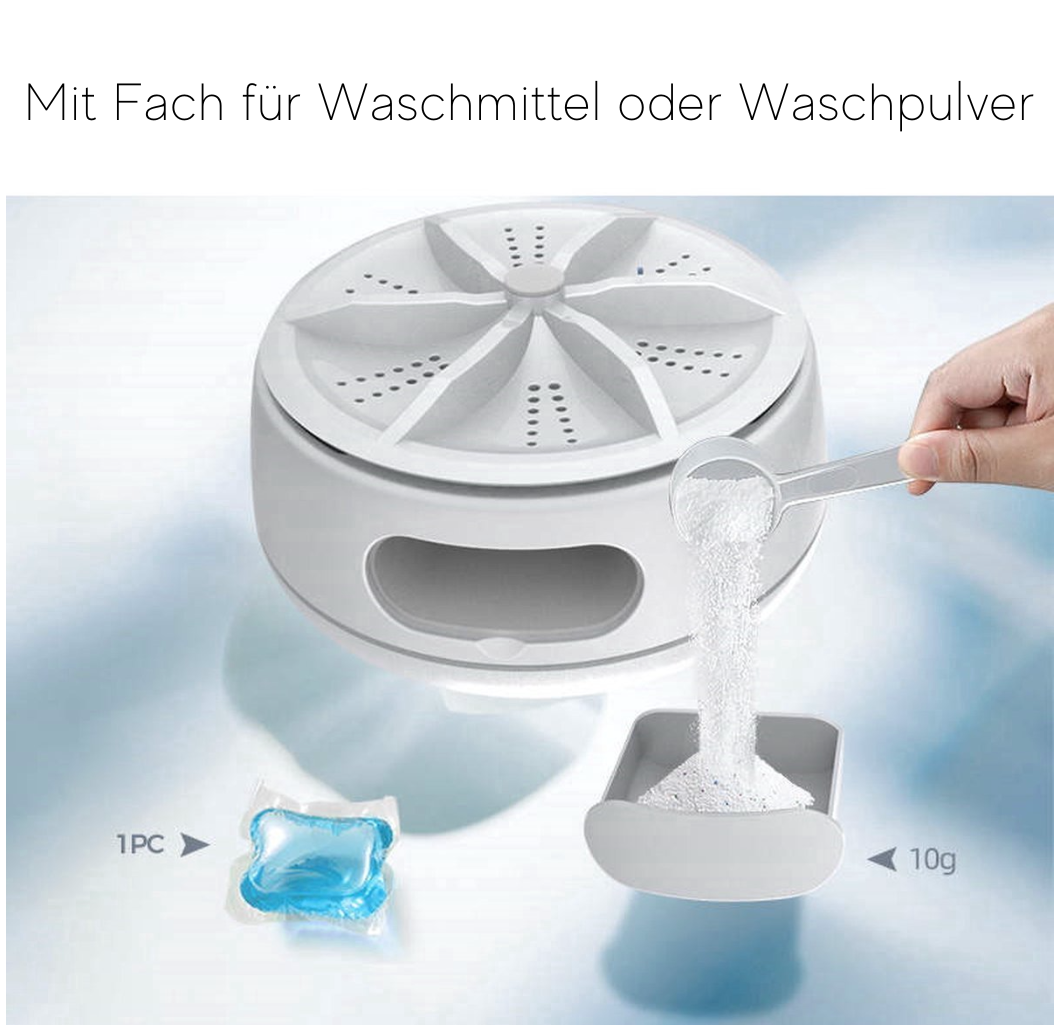 ZAZZA Mini Washingmachine | 3 in 1 handliche tragbare Mini-Waschmaschine!