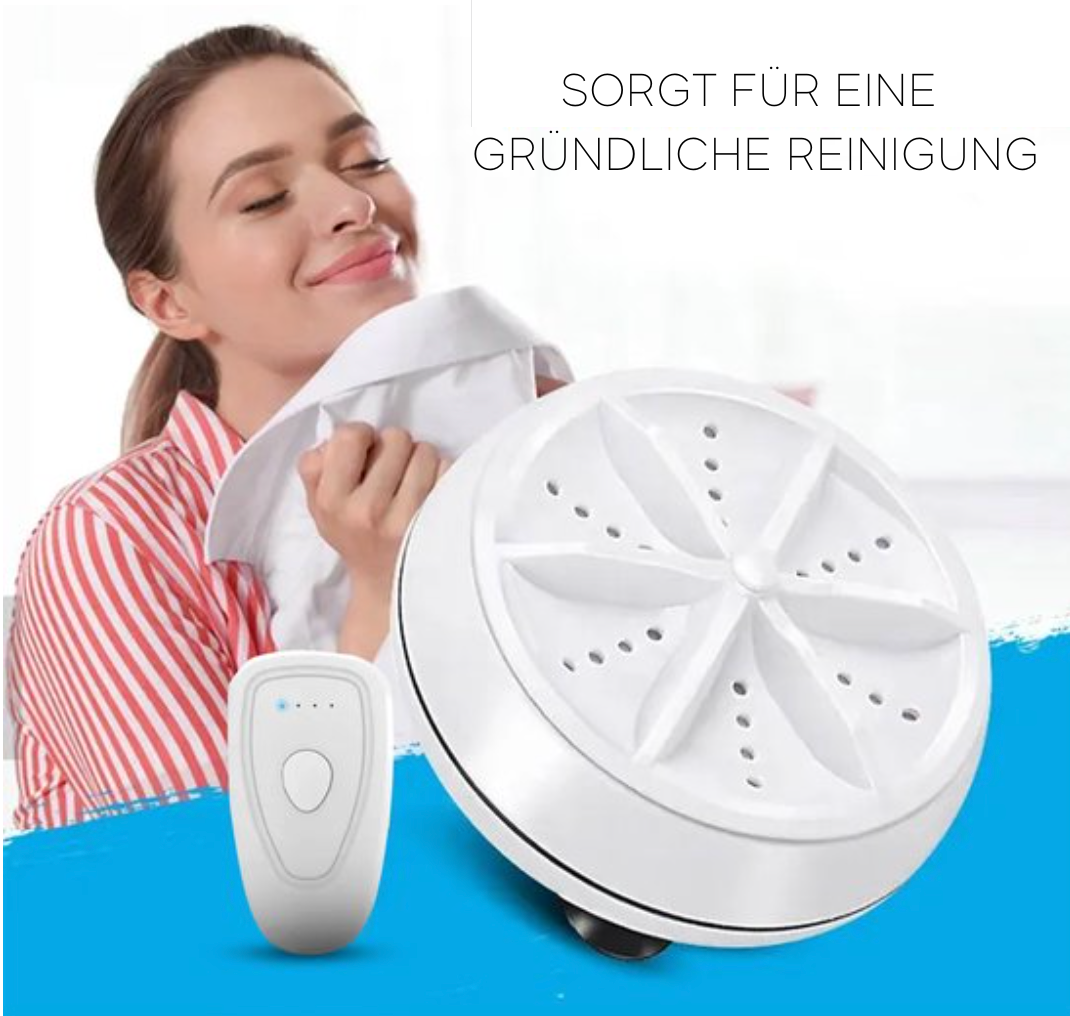 ZAZZA Mini Washingmachine | 3 in 1 handliche tragbare Mini-Waschmaschine!